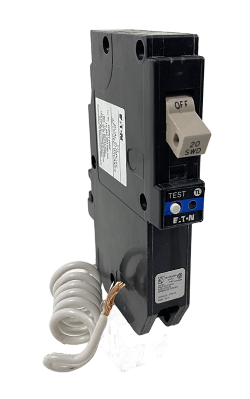 Eaton CHFN120DF Dual Purpose Breaker w/ Auxiliary AF/GF 20A 120V 60Hz 1P 10kA