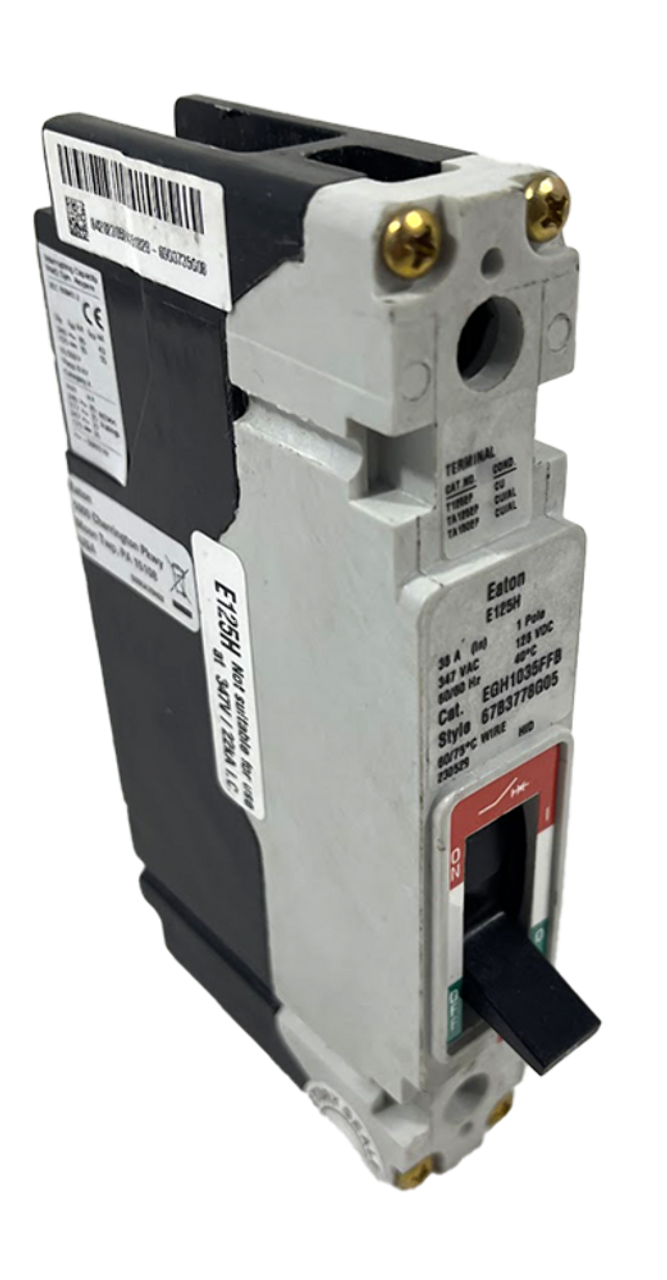 Eaton EGH1035FFB  Molded Case Breaker 35A 240V 347VAC 1P 50/60Hz