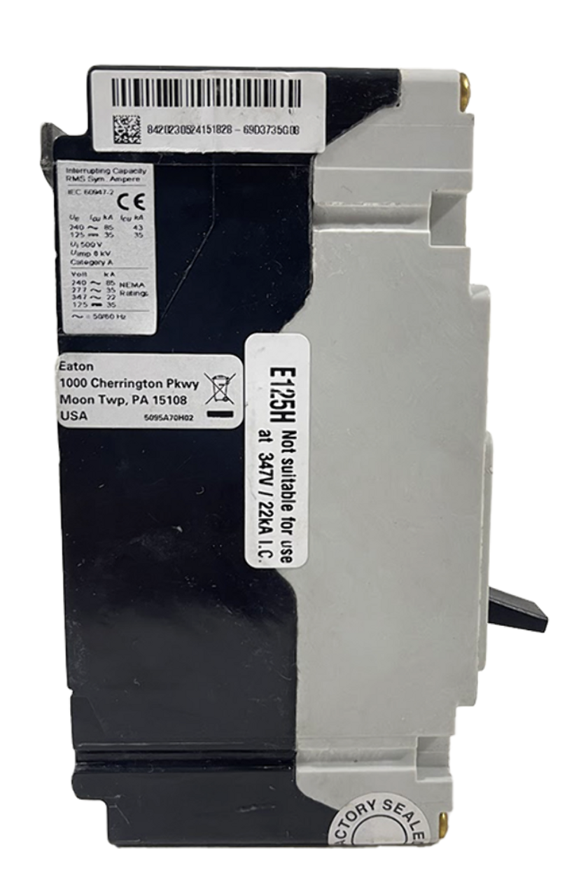 Eaton EGH1035FFB  Molded Case Breaker 35A 240V 347VAC 1P 50/60Hz