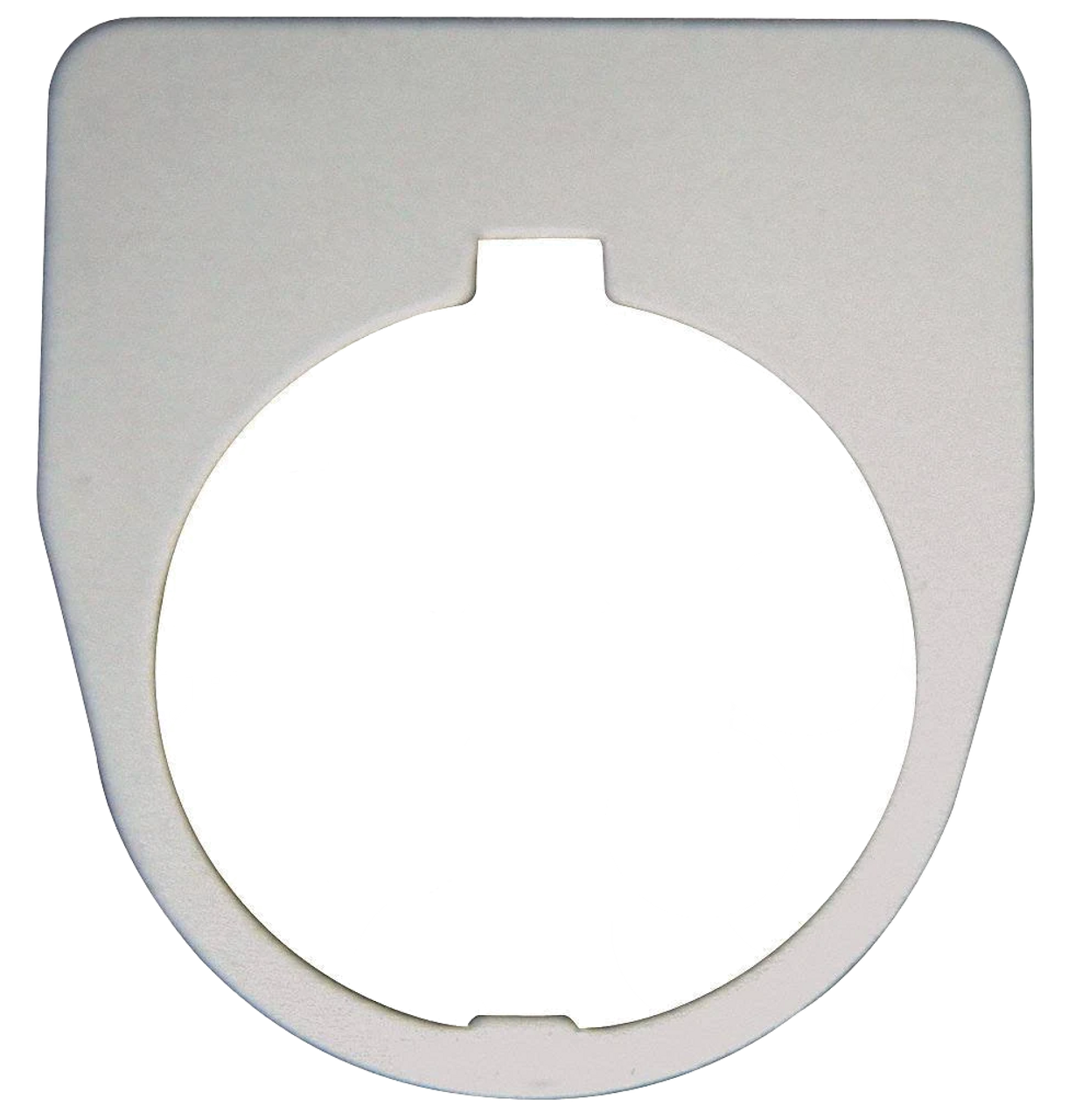 Eaton 10250TP36 Legend Plate Small 1/2 Round Black Field Blank Legend White Letters 10/PKG