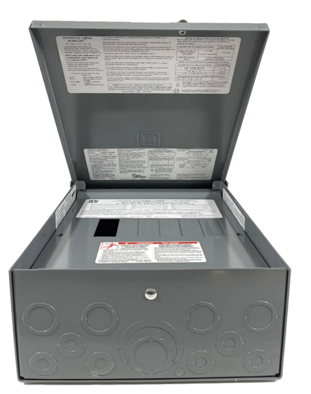 Square D HOM612L100RB Main Lug Load Center 100A 120/240V 1PH 3W NEMA 3R