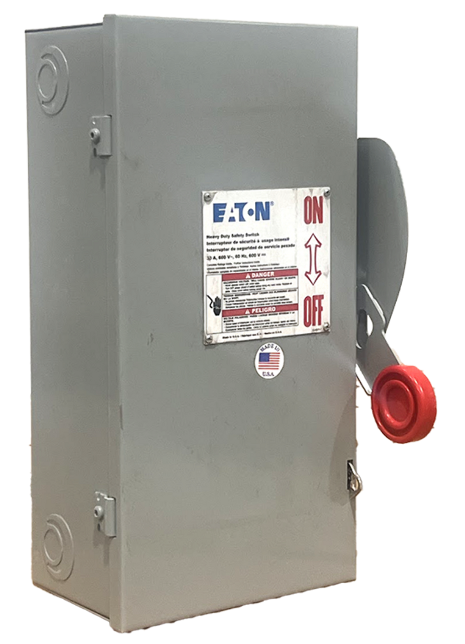 Eaton DH261UGK Non-Fusible Disconnect Heavy Duty 30A 600V NEMA 1 2P 1Ph 2W