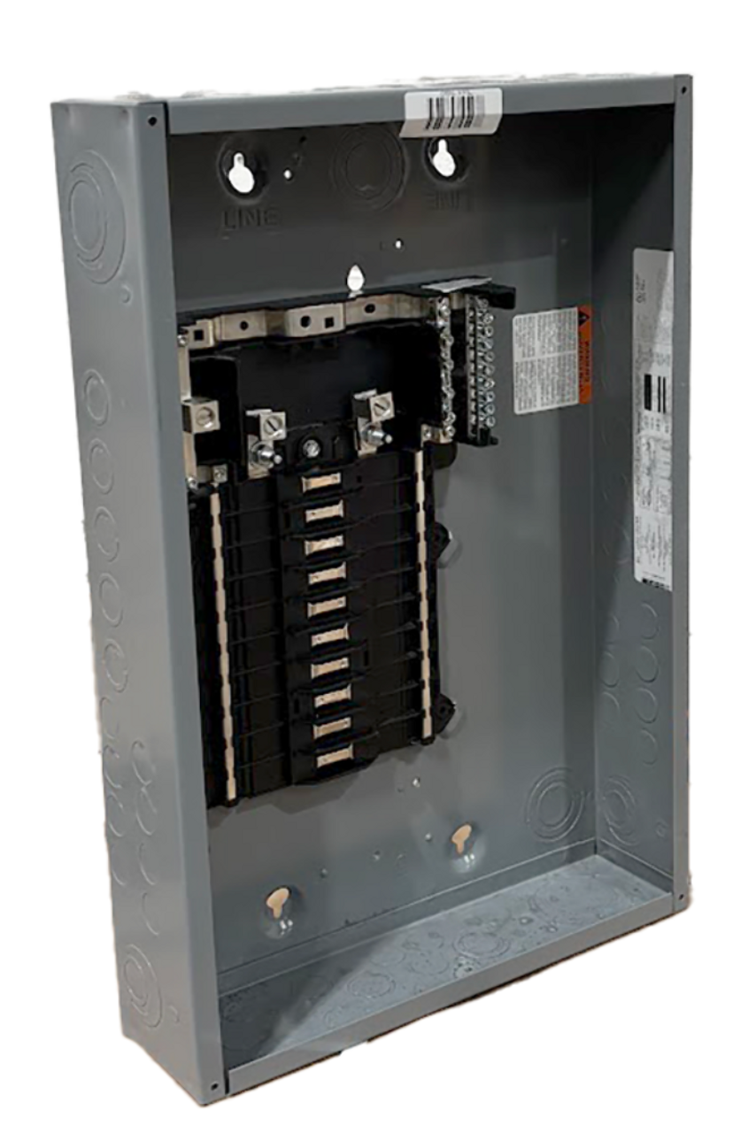 Square D QO120L125PWG Main Lug Load Center 125A 1PH NEMA1 20 Sp Wide Gutter
