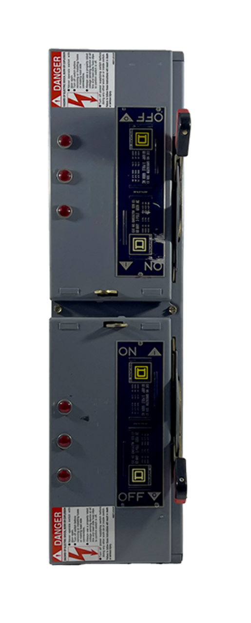 Square D QMB362TW Fusible Disconnnect 60/60A 600V 3P 3PH Twin Switch Unit