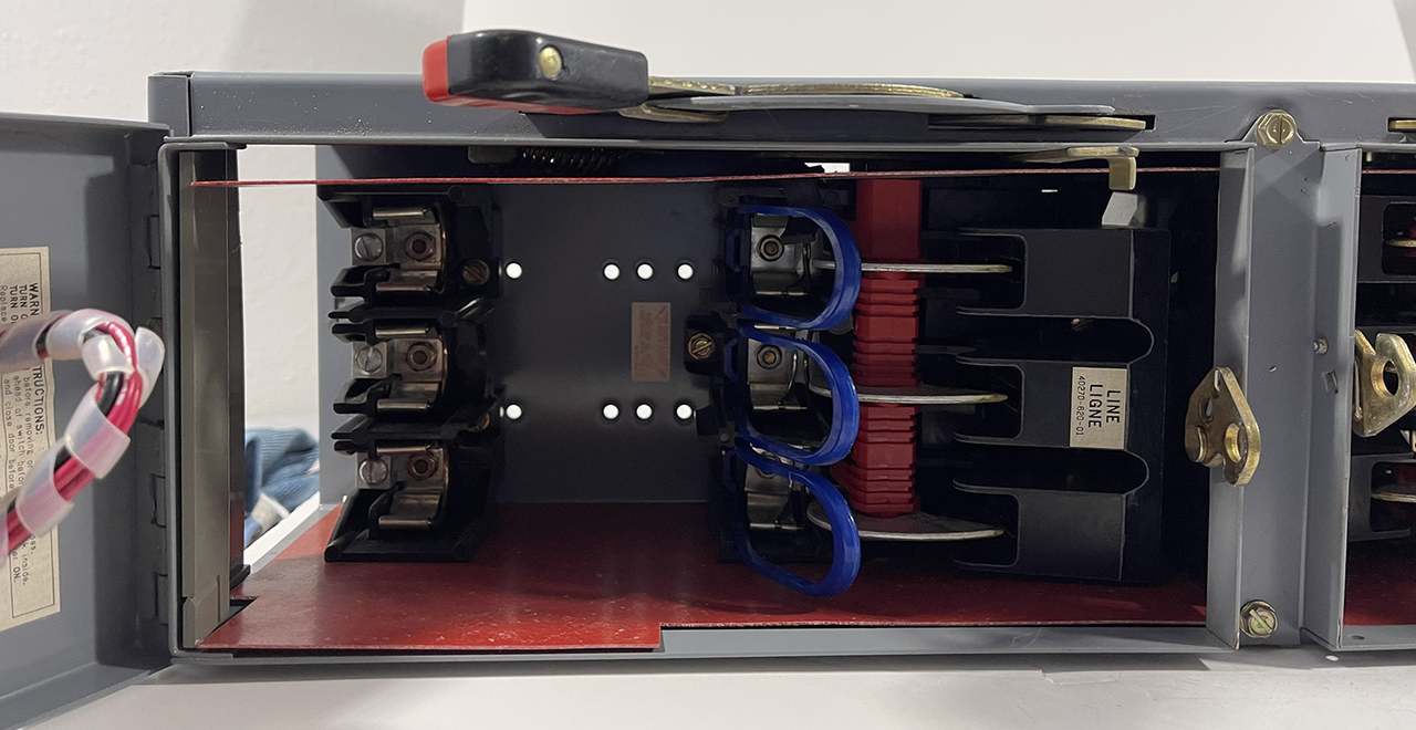 Square D QMB362TW Fusible Disconnnect 60/60A 600V 3P 3PH Twin Switch Unit