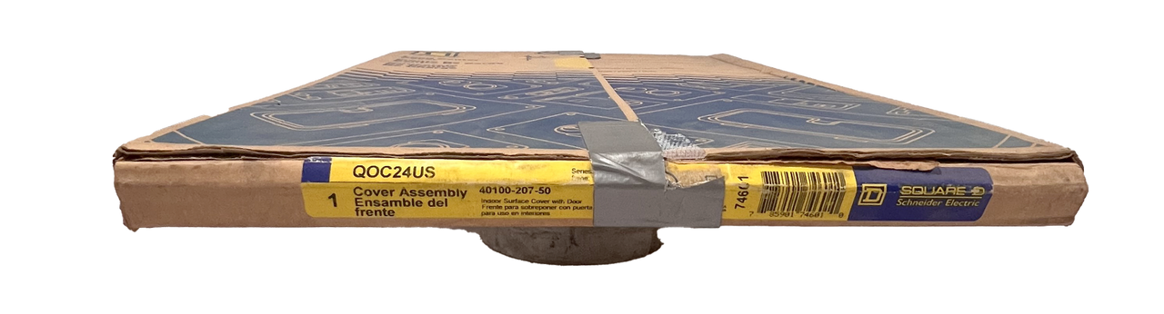 Square D QOC24US Load Center Cover Surface Mount L: 20.18" W: 14.25" Non-Vented 24 Spaces NEMA 1