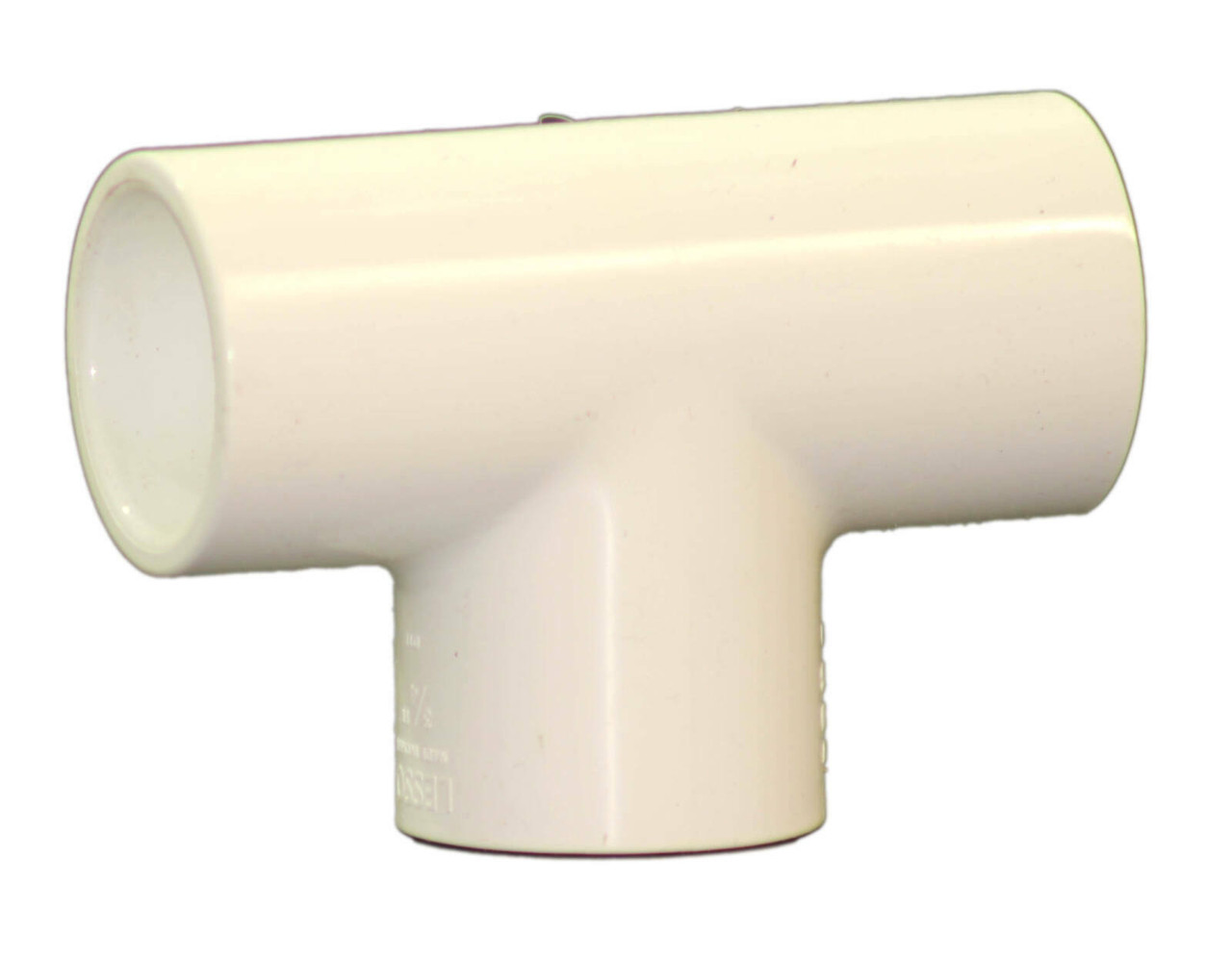 Lesso 401-007 Tee Socket Material: PVC Size: 3/4 Inch Schedule 40