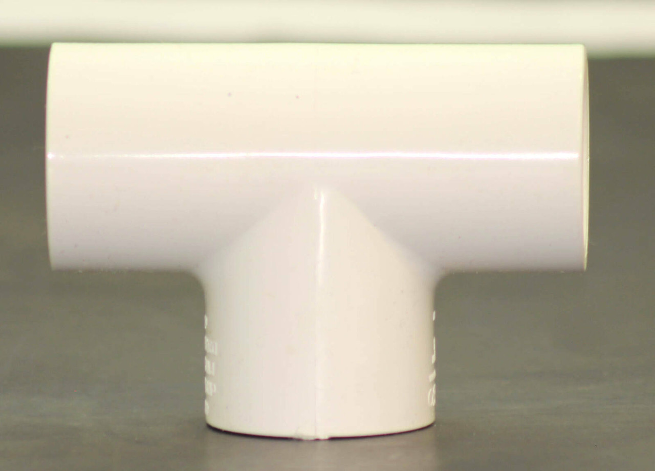 Lesso 401-007 Tee Socket Material: PVC Size: 3/4 Inch Schedule 40