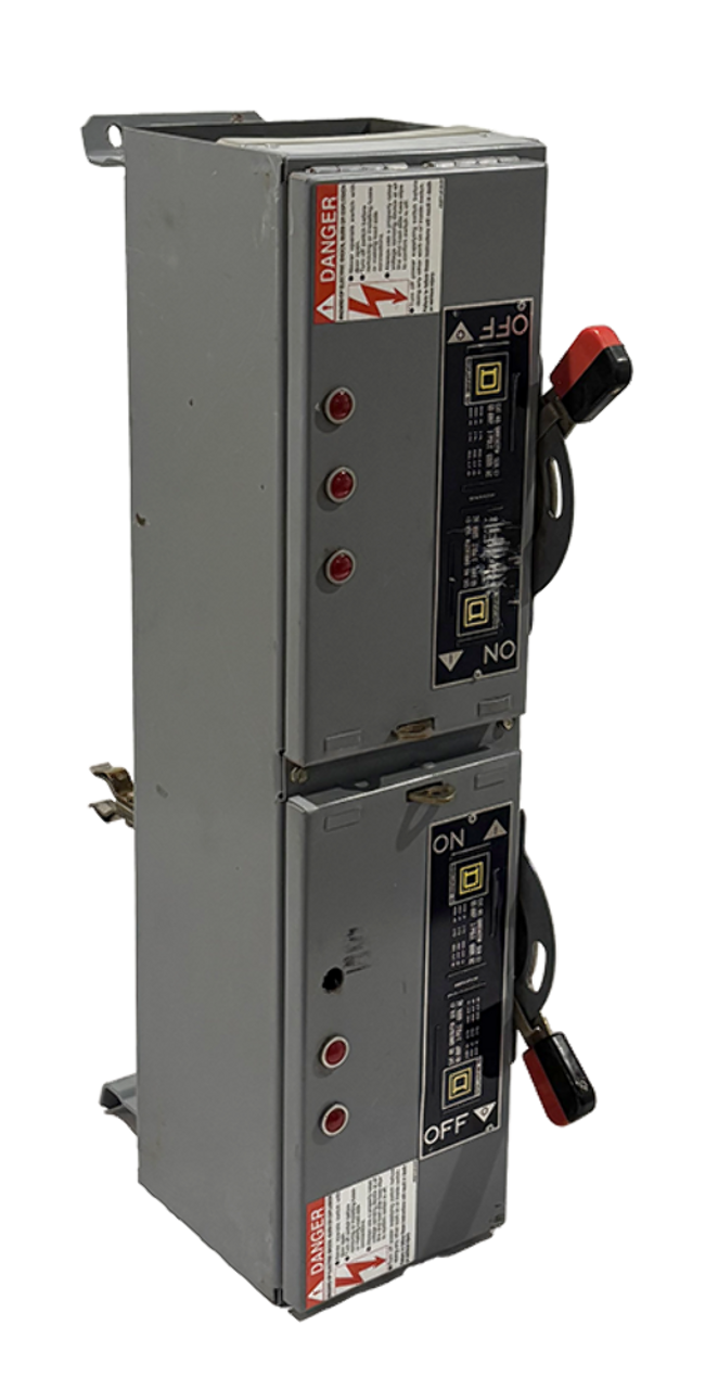 Square D QMB362TW Fusible Disconnnect 60/60A 600V 3P 3PH 2 Modules Twin Unit