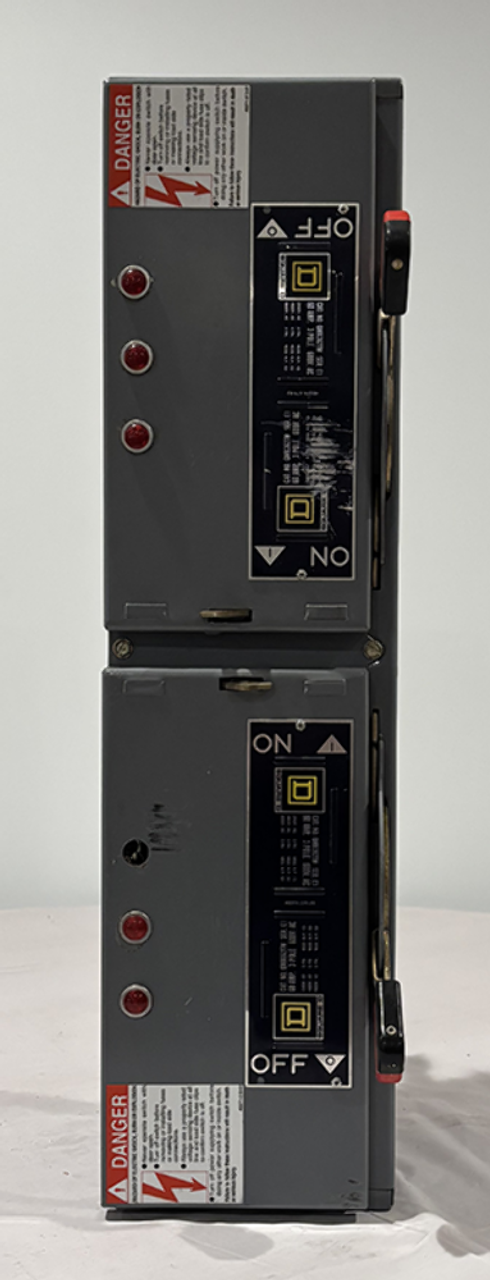 Square D QMB362TW Fusible Disconnnect 60/60A 600V 3P 3PH 2 Modules Twin Unit