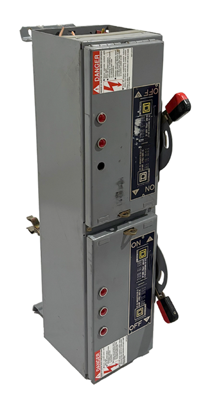 Square D QMB362T21W Fusible Disconnnect 60A-30A 600V 3P 3PH NEMA KS1 Fuse Type R 2 Modules