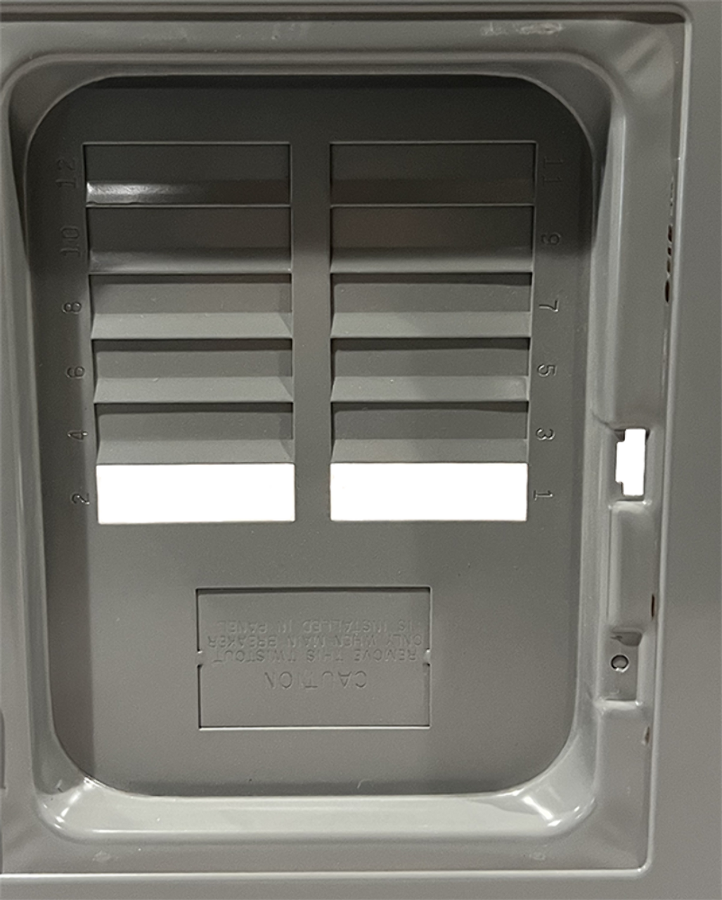 Square D QOC12US Load Center Cover Surface Mount L: 14.18" W: 14.25" 12 Spaces NEMA 1