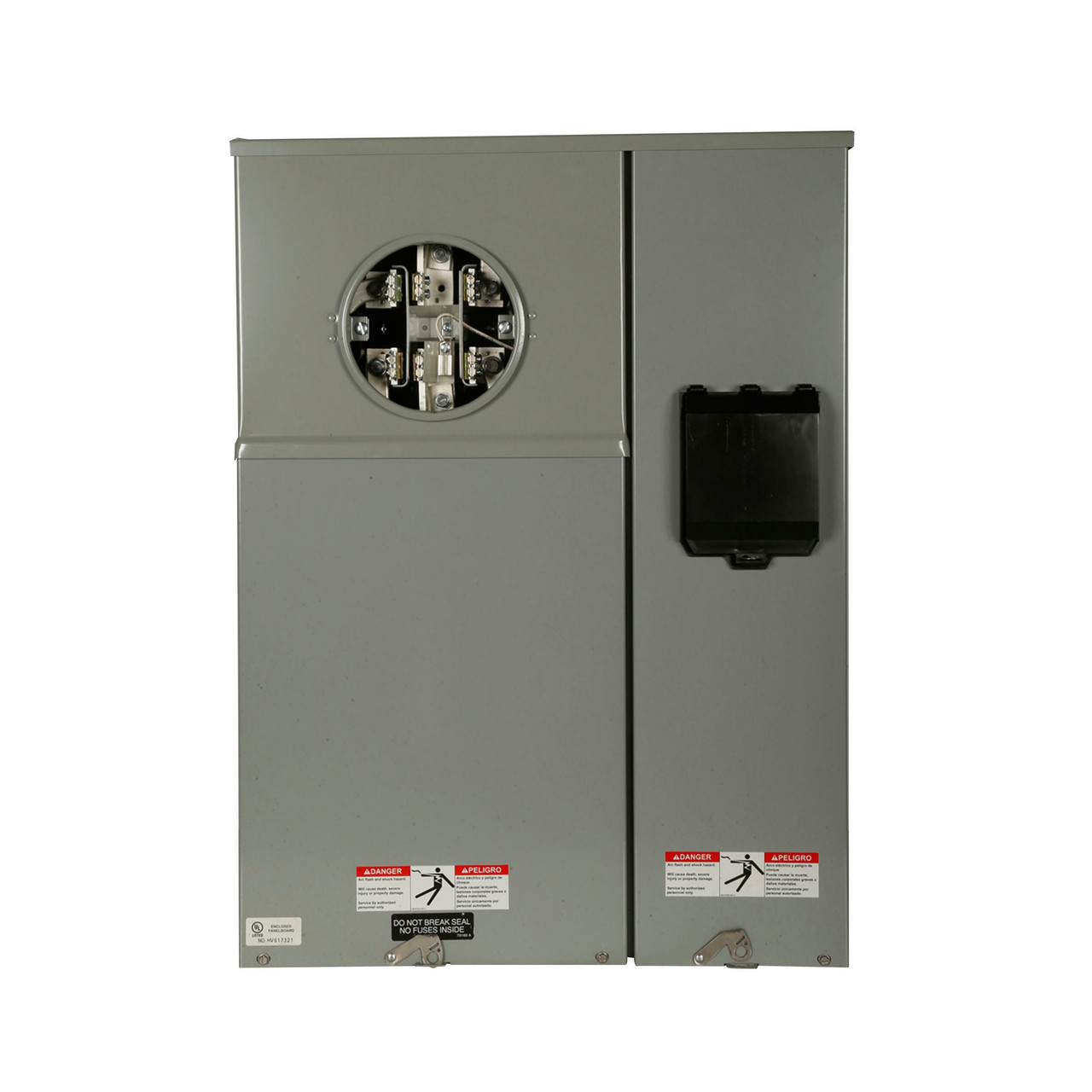 Eaton CHU227MTBLB Pedestal Mount Unmetered 200A 208/120V 3PH 4W 7 Jaw 10kA