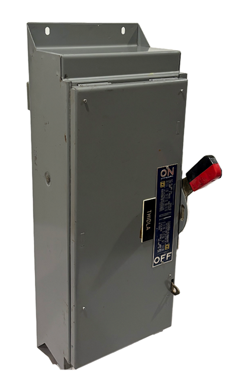 Square D QMB-264 Fusible Disconnect 200A 600V 2P 1PH Series D2