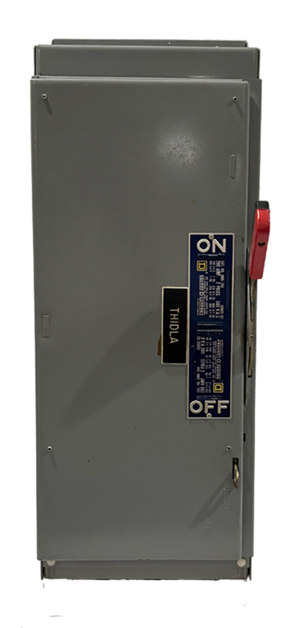 Square D QMB-264 Fusible Disconnect 200A 600V 2P 1PH Series D2