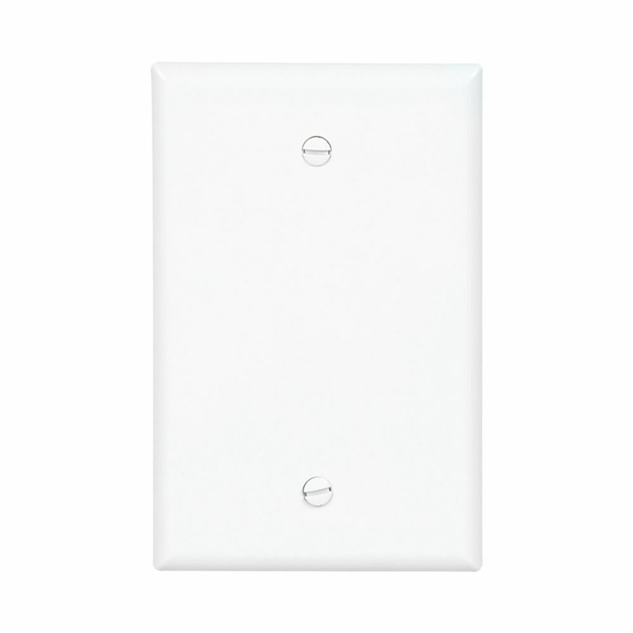 Eaton PJ13W Wallplate 1 Gang Blank Box Mount Polycarbonate Mid-size White