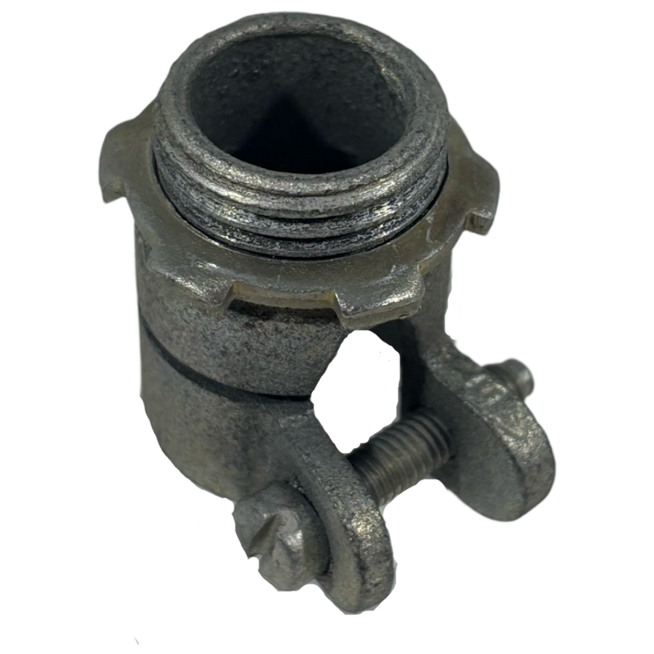 Eaton/Crouse-Hinds 707 3/8" Malleable Squeeze Flex Connector