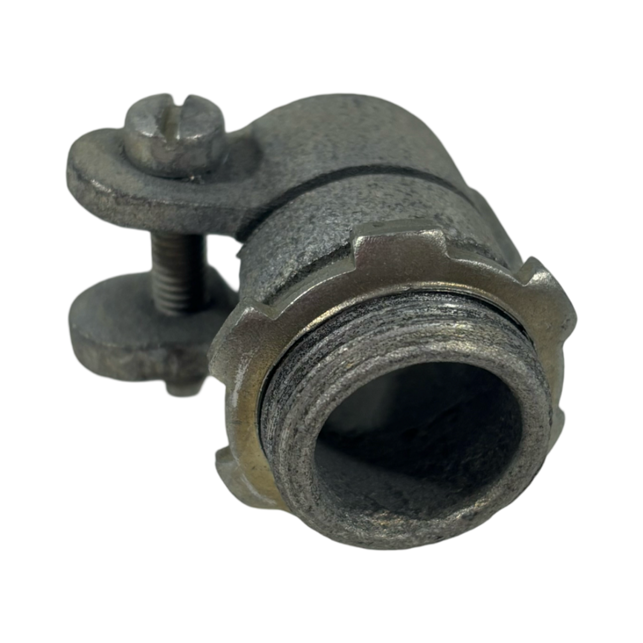 Eaton/Crouse-Hinds 707 3/8" Malleable Squeeze Flex Connector