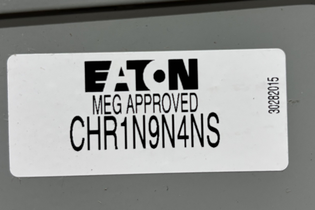 Eaton CHR1N9N4NS Pedestal Mount Metered 125A 120/240V 1PH 3W 4 Cir Surface Mount