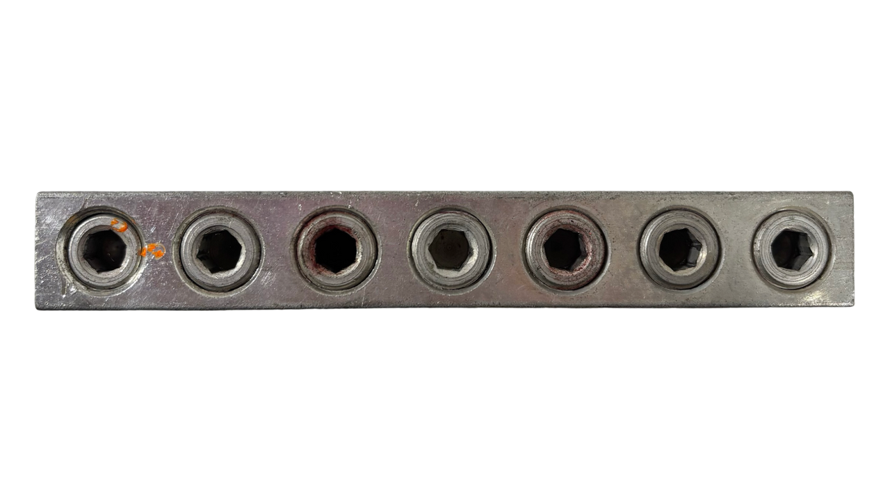 CMC NA-300 Mechanical Lug Pedestal Connector Terminal 7-Wire Neutral Bar CU7AL