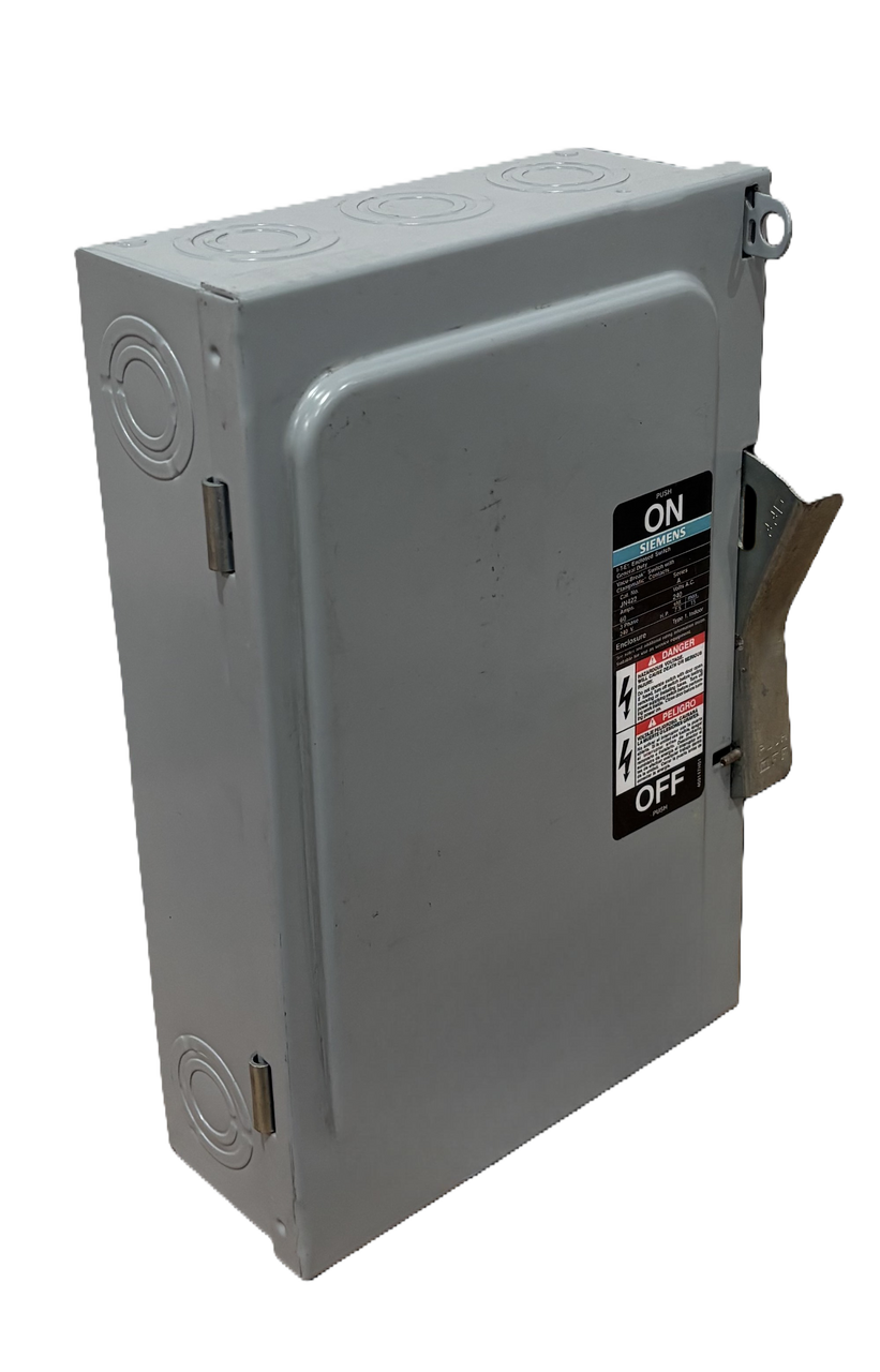Siemens JN422 Fusible Disconnect Vacu-Break 60A 240V NEMA 1 3P 3Ph
