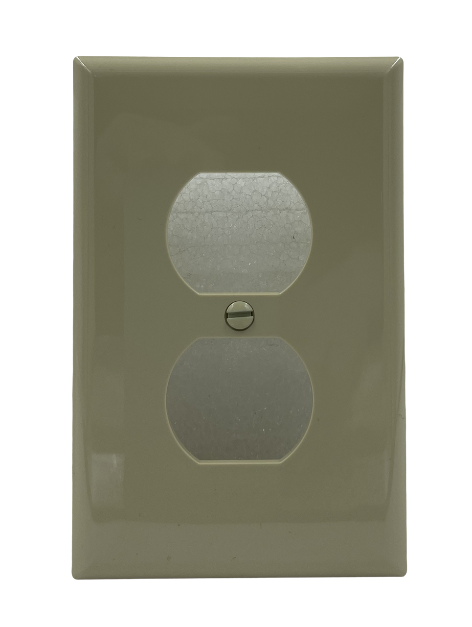 Eaton PJ8V-10-LW Duplex Wallplate Mid-Size Single Gang Polycarbonate Ivory 10/PKG
