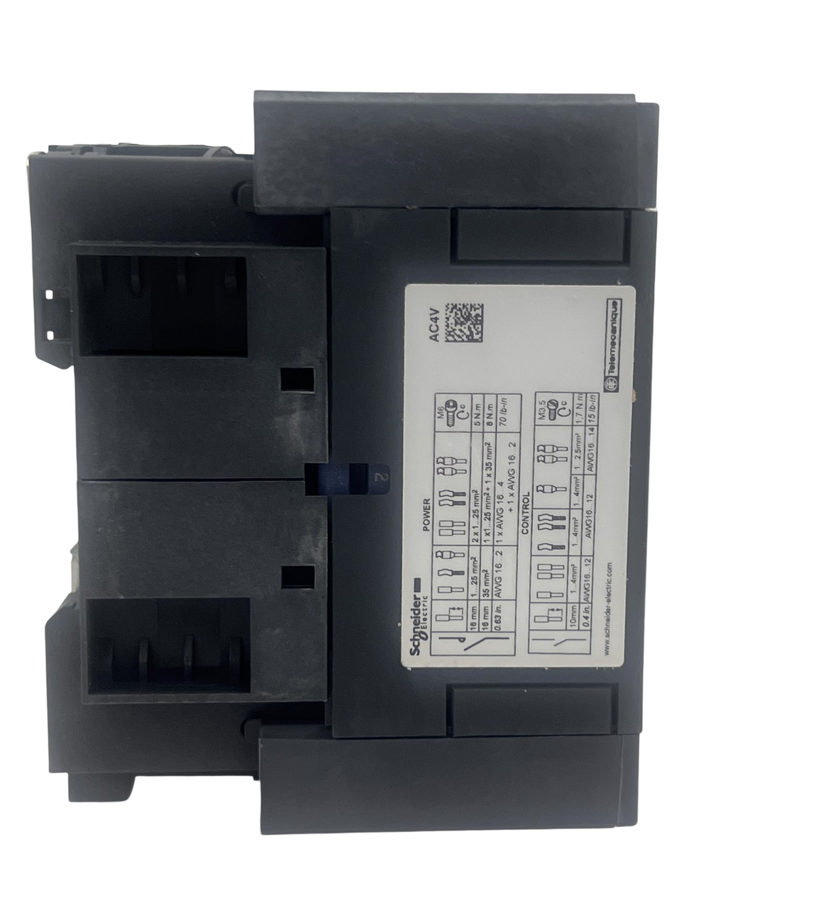 Schneider Electric LC1DT60AW7 Contactor  60A 690V 277VAC 4P 