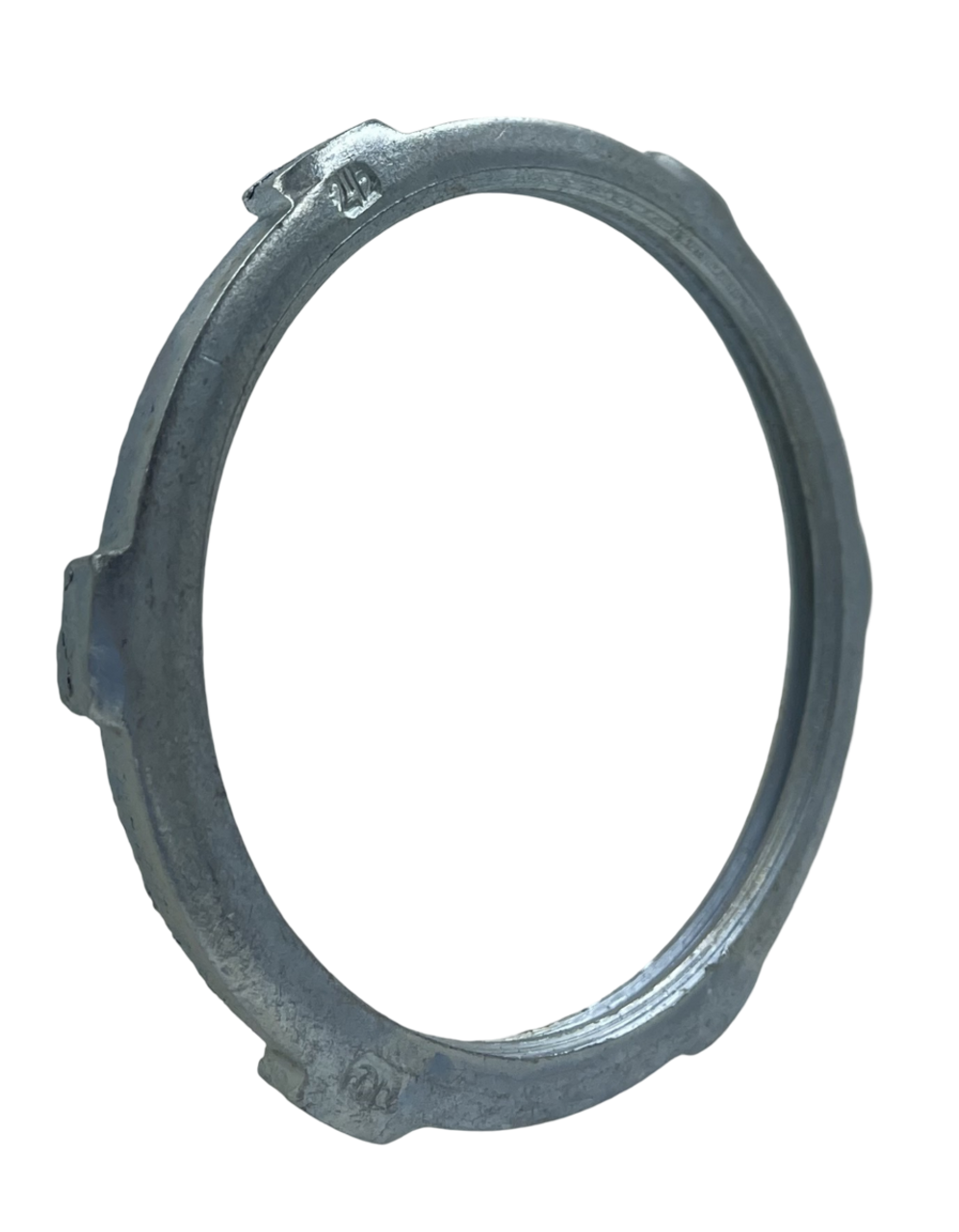 YAGI BL-250 Locknut 2 1/2 Inch Threaded Zinc Plated Steel Used on IMC/Rigid Conduit