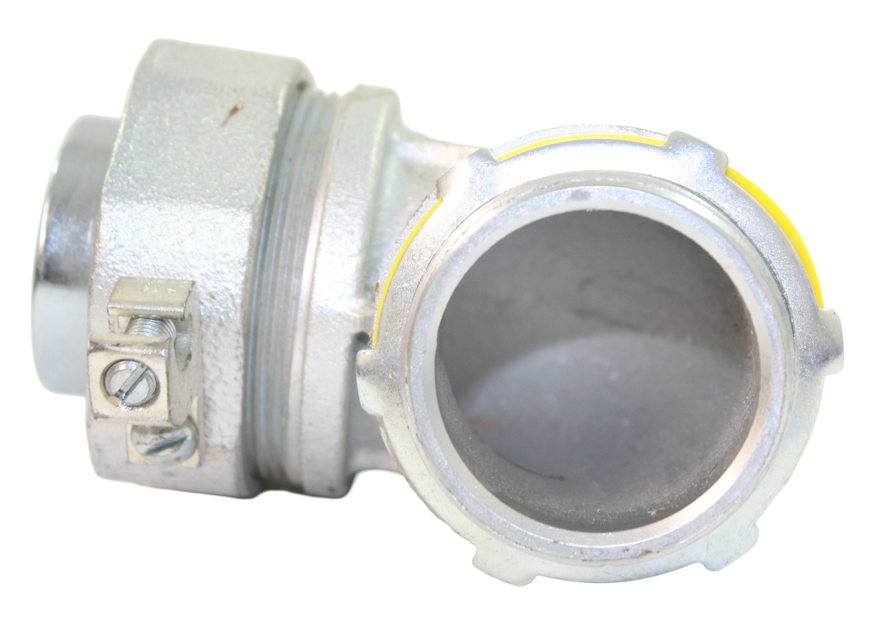 Cooper Crouse-Hinds LT15090G Grounding Connector 1 1/2-Inch 90 Degree Angle Non-Insulated