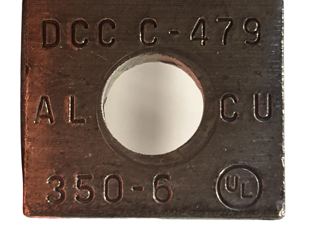 Square D DCC C-479 Aluminum Mechanical Lug 350 MCM - 6 AWG 1 Port 1 Hole