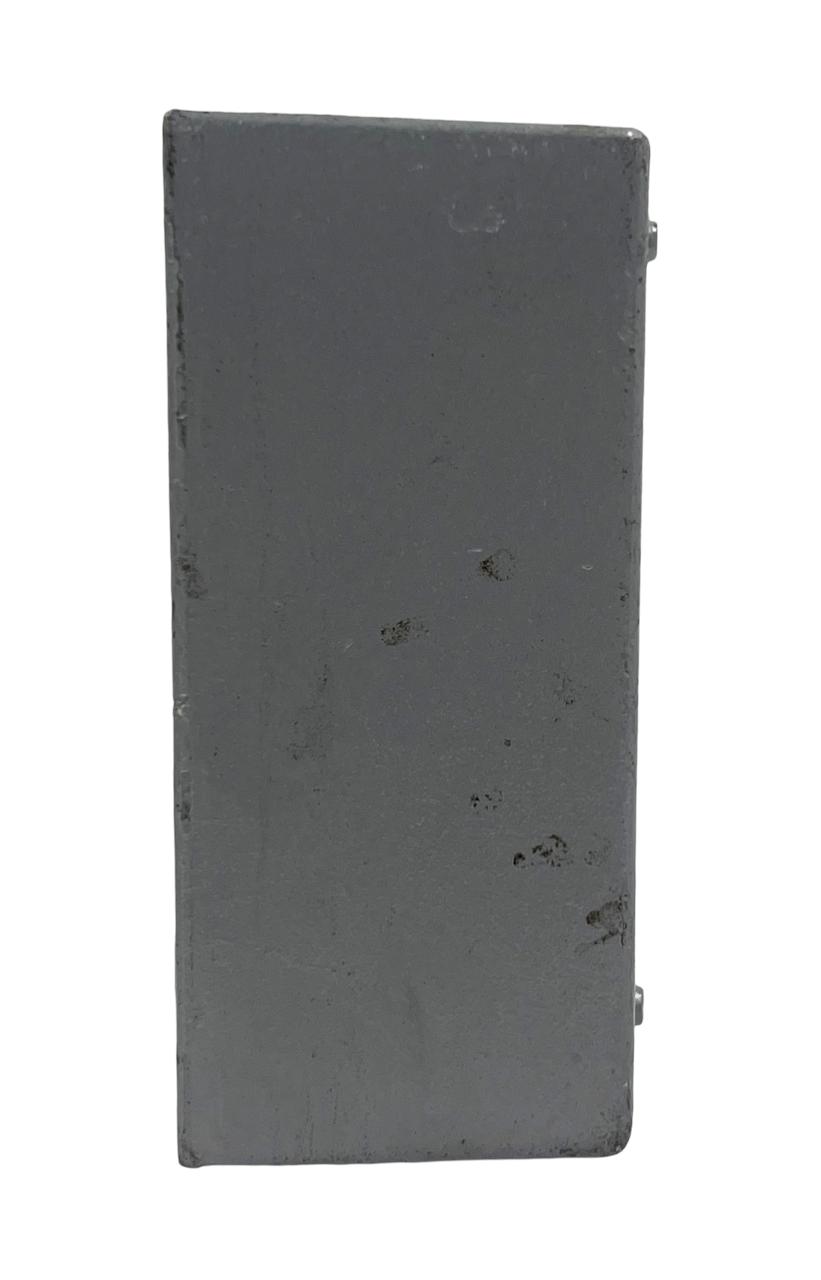 Red Dot 1506216 Electrical Box 1 Gang, Hub Size: 1/2-Inch, 3 Inlets, L: 4.5-Inch, W: 2-Inch, Aluminum, Gray