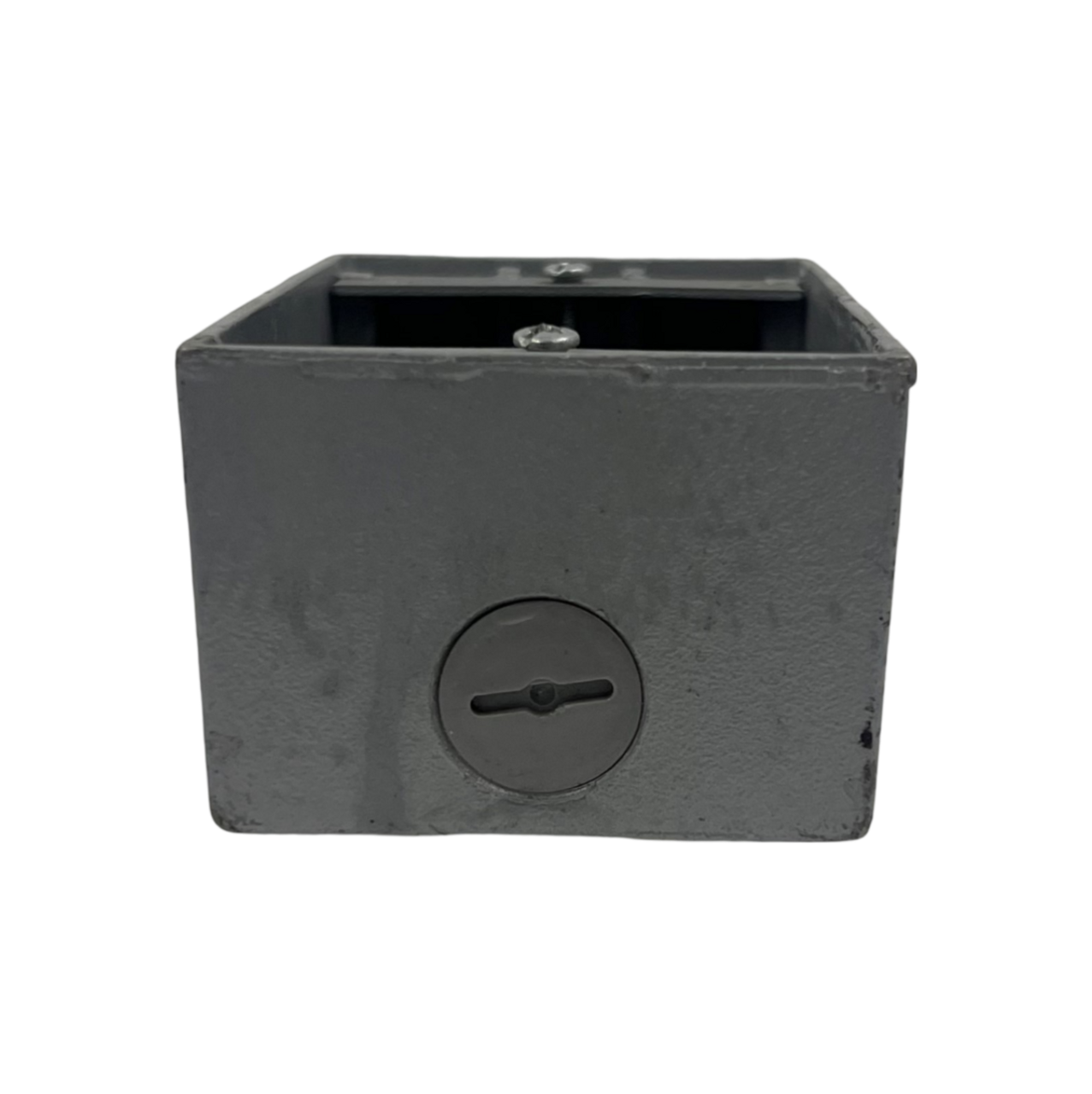 Red Dot 1506216 Electrical Box 1 Gang, Hub Size: 1/2-Inch, 3 Inlets, L: 4.5-Inch, W: 2-Inch, Aluminum, Gray