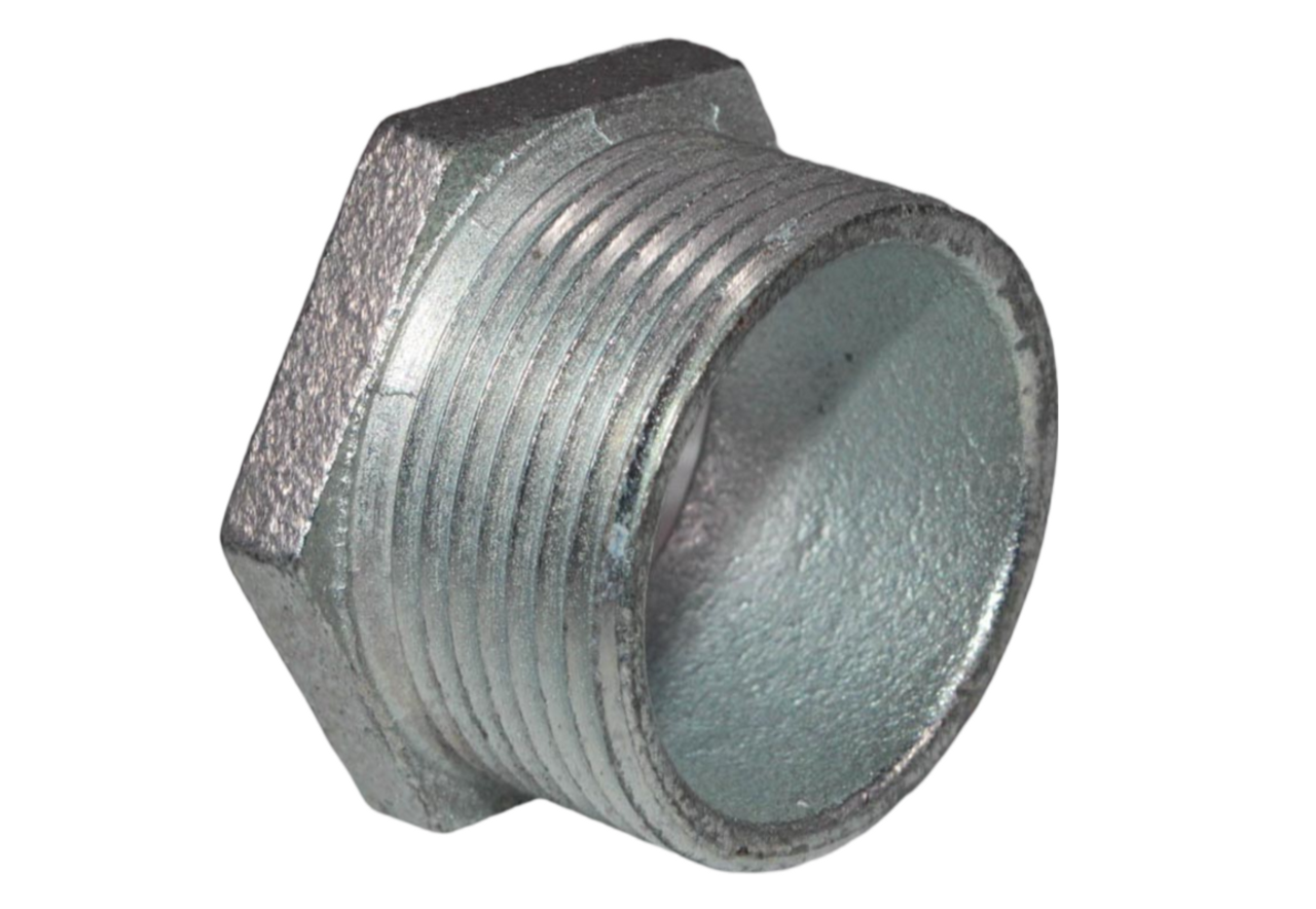 Thomas & Betts 846-TB 1 1/2-Inch Non-Insulated Chase Nipple Male Threaded/Hex Head Type Malleable Iron