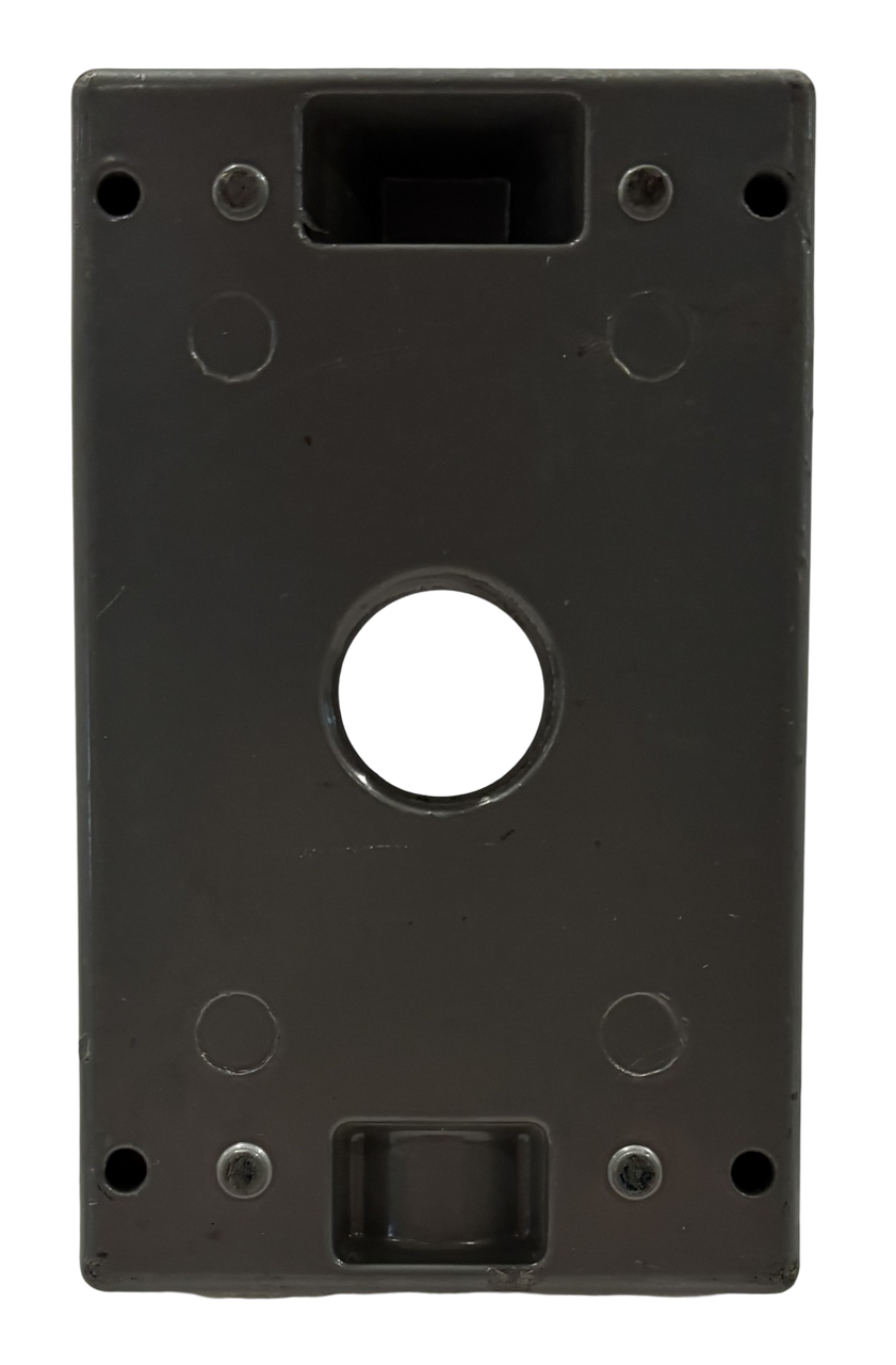 Red Dot IH4-1-LM Single Gang Universal Weatherproof Box 4 Hubs 1/2 In  Aluminum
