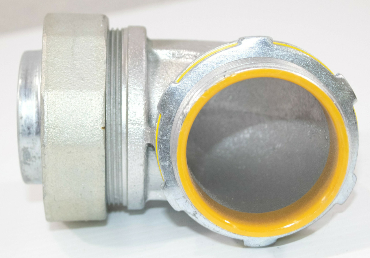 Eaton/CH LTB20090 Liquidtight Connector 2 Inch 90 Deg Insulated Malleable Iron