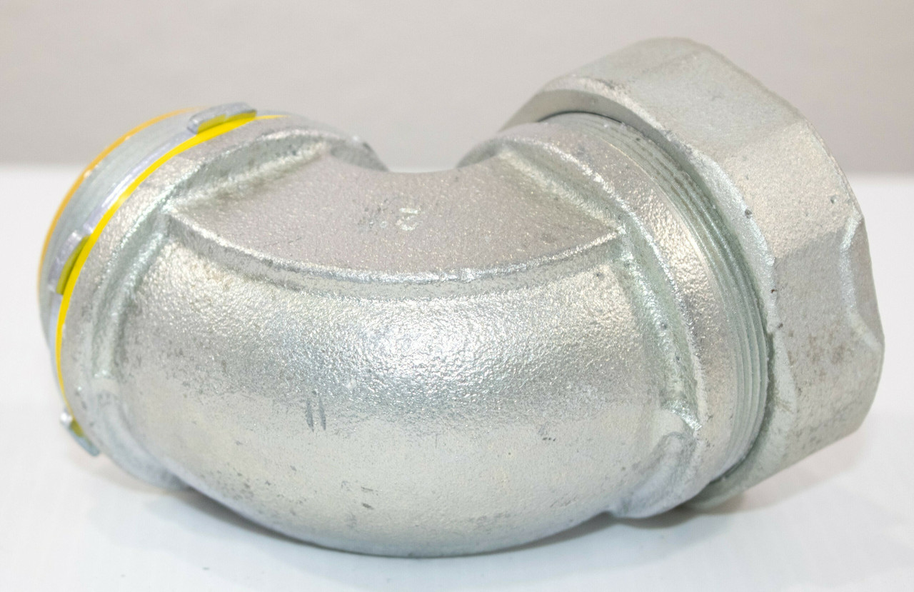 Eaton/CH LTB20090 Liquidtight Connector 2 Inch 90 Deg Insulated Malleable Iron