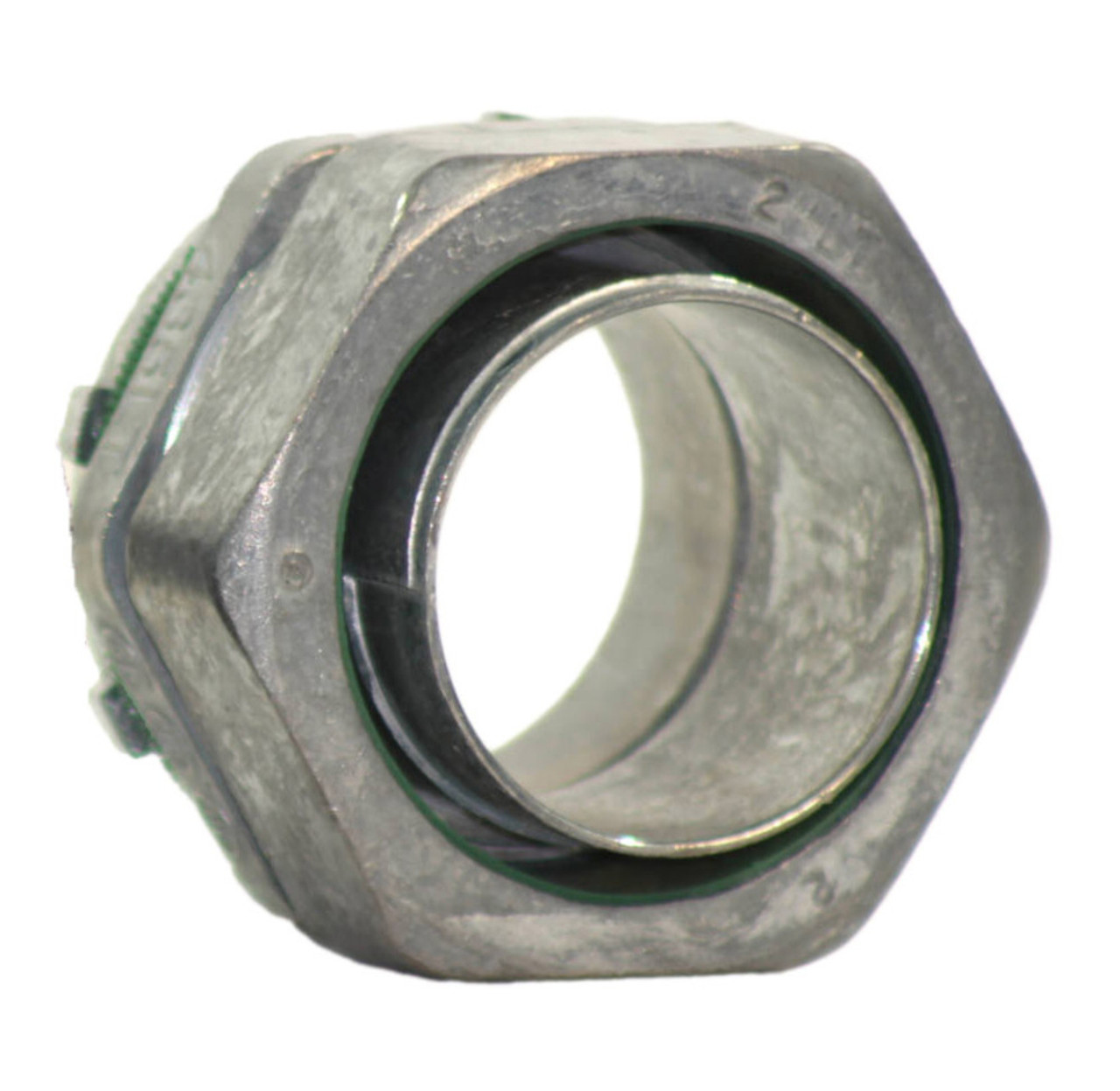 Bridgeport 435-LT2 Liquidtight Connector Zinc Die-Cast 2-Inch Non-Insulated Throat