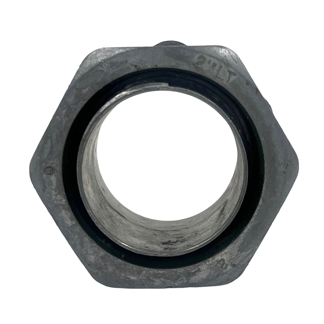 Bridgeport 435-LT2 Liquidtight Connector Zinc Die-Cast 2-Inch Non-Insulated Throat