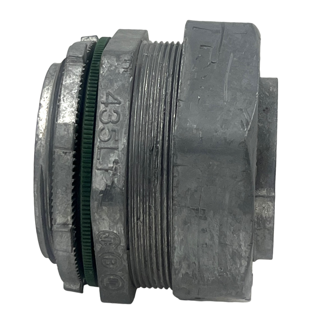 Bridgeport 435-LT2 Liquidtight Connector Zinc Die-Cast 2-Inch Non-Insulated Throat