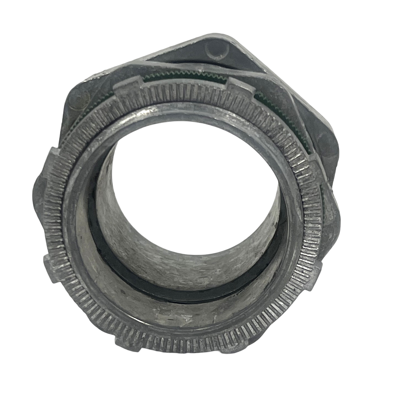 Bridgeport 435-LT2 Liquidtight Connector Zinc Die-Cast 2-Inch Non-Insulated Throat