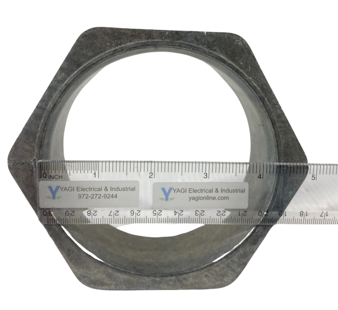 YAGI 1111-DC Chase Nipple 4 Inch Zinc Die Cast Non-Insulated Threaded Rigid/EMT