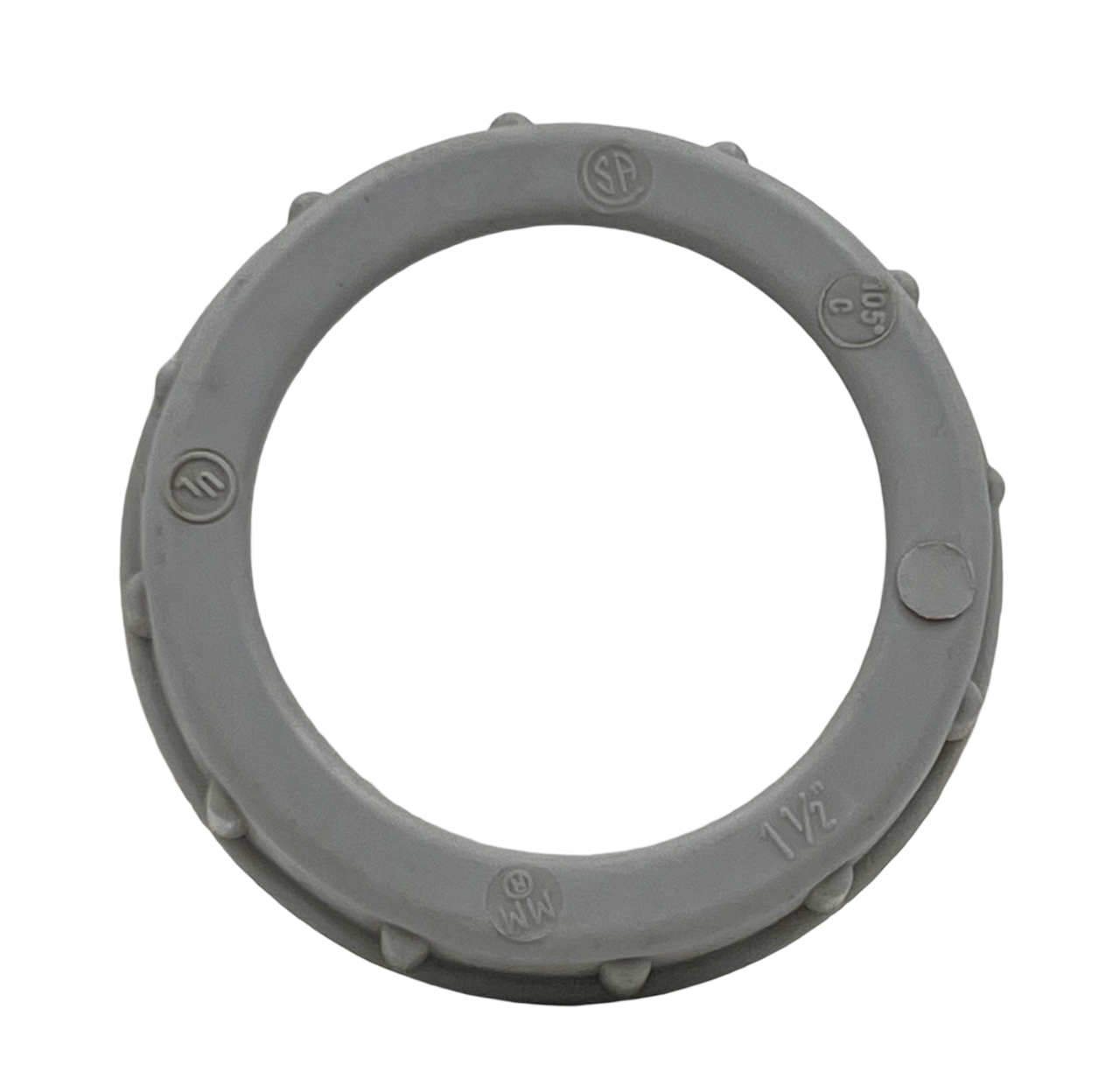 Halex 27525 Rigid Conduit Plastic Bushing 1 1/2-Inch Threaded