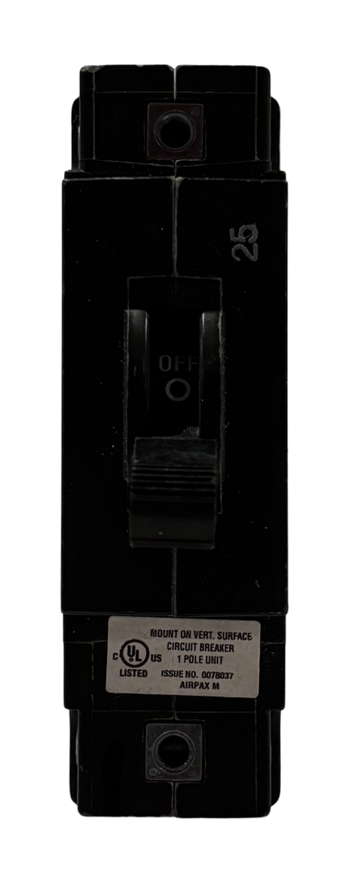 Airpax LELK1-1REC4-30326-25 Breaker 25A 80V 1P 50kA Bullet Style