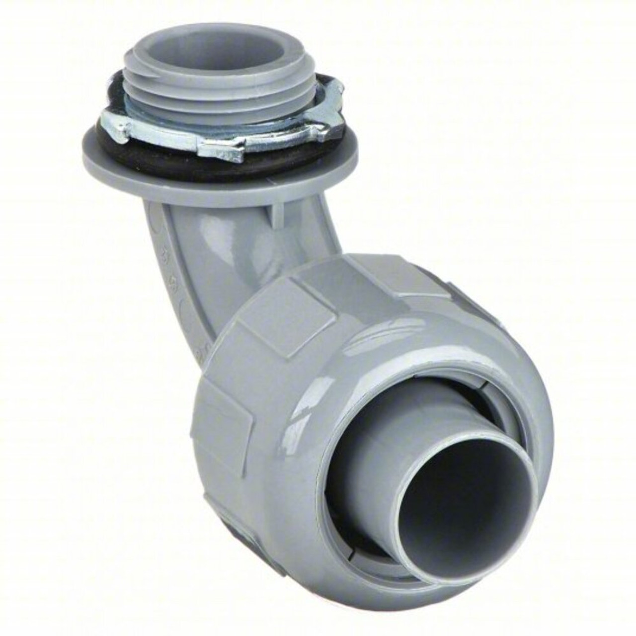 Hubbell P0509NGY 1/2" Liquid-Tight Conduit Fitting 90° Insulated, Gray