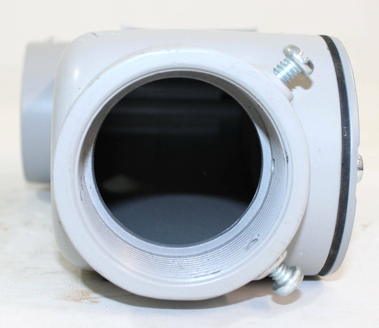 HUBBELL RLB200 Conduit Body Material: Die Cast Aluminum Size: 2 Inch With PVC cover and Gasket, E303878