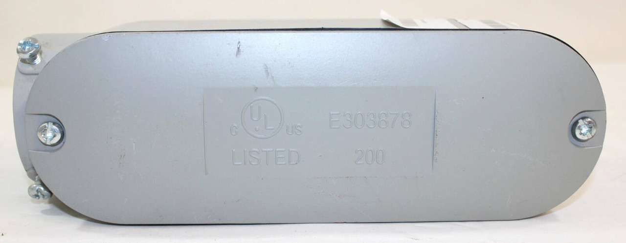 HUBBELL RLB200 Conduit Body Material: Die Cast Aluminum Size: 2 Inch With PVC cover and Gasket, E303878
