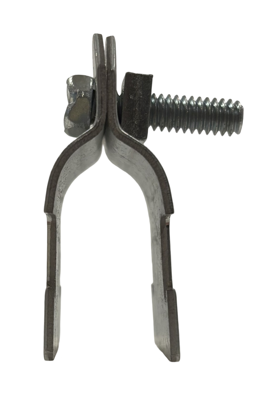 B-Line B2001 Pipe and Conduit Strut Clamp 1/2 Inch TW 3/8 Inch Rigid Steel 10/PKG