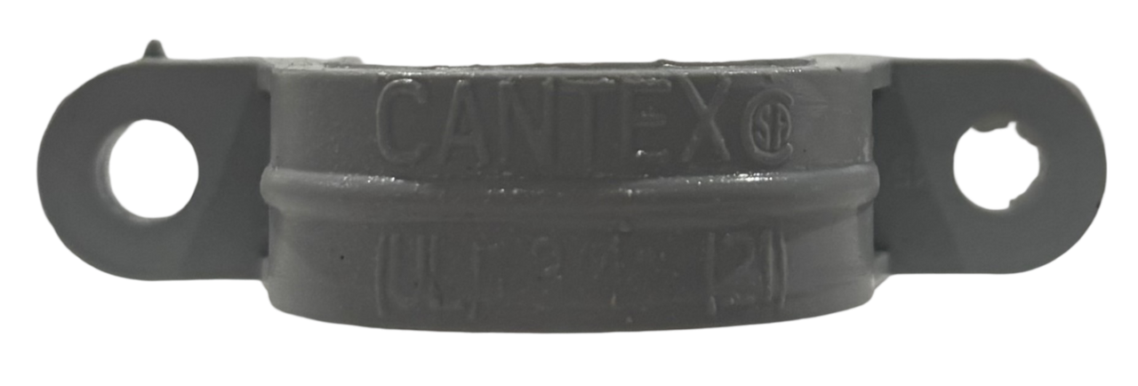Cantex 5133737M Conduit Clamp 3/4 Inch 2-Hole PVC Non-Corrosive Non-Cond 20/PKG