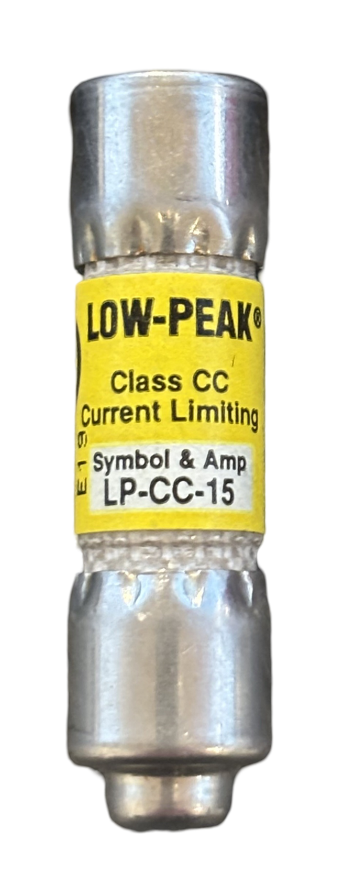 Bussmann LP-CC-15 Fuse 15A 600V 200kA Time-Delay Dual-Element Current Limiting