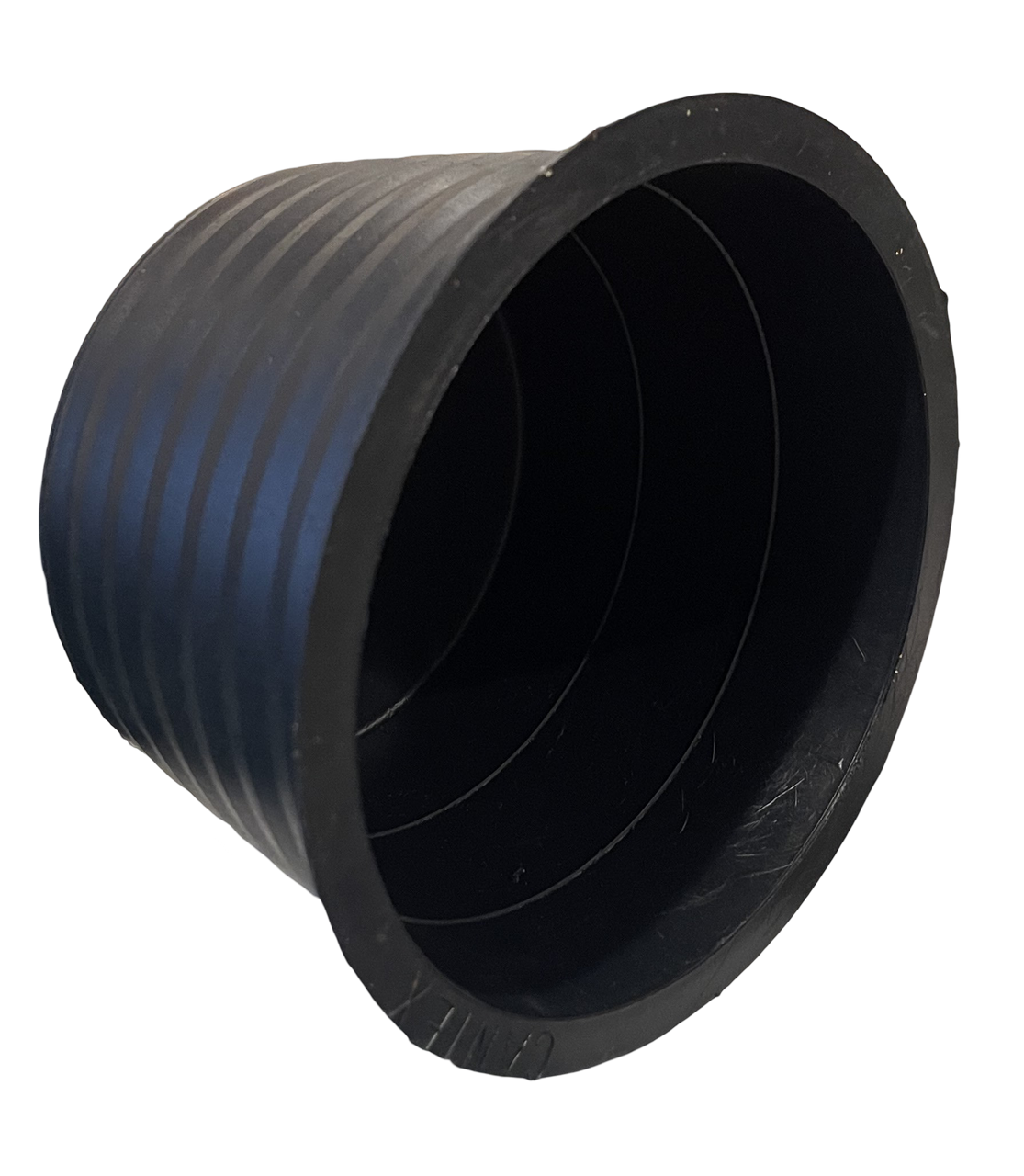 Cantex 5315253 Poly Plug 5 Inch Polyurethane Black Ribbed Side Wall